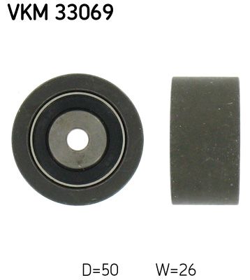 Obrázok Vratná/vodiaca kladka rebrovaného klinového remeňa SKF  VKM33069